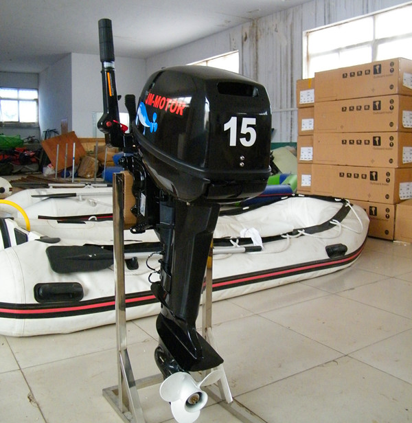 國產2沖程15hp馬力JM船外機